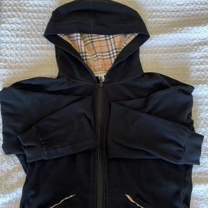 Comfy Burberry zip up!